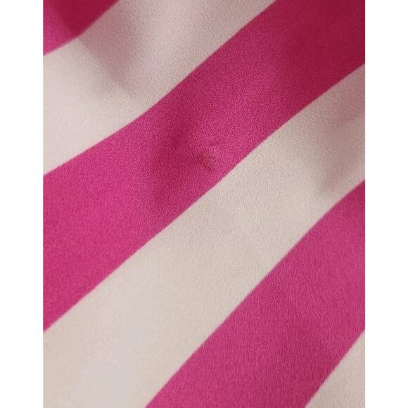 Linea by Louis Dell'Olio Pink & White Striped Button-Up Blouse Sz XL - Picture 8 of 8